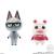 Banpresto - ANIMAL CROSSING - Flocked Doll  -  Assortiment 10 Figurine 2.5cm