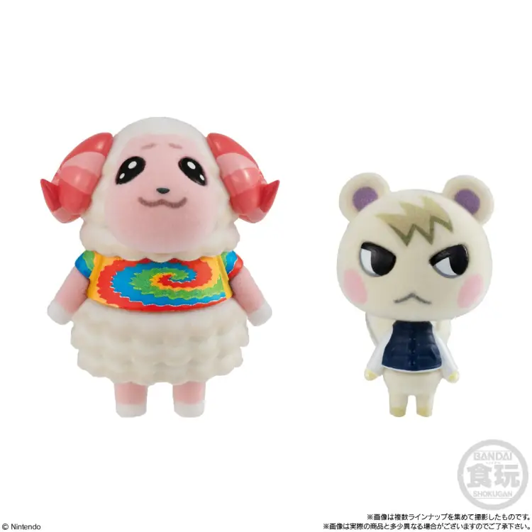 Banpresto - ANIMAL CROSSING - Flocked Doll  -  Assortiment 10 Figurine 2.5cm