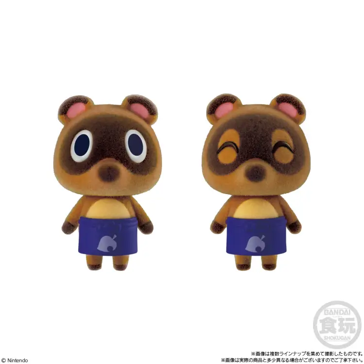 Banpresto - ANIMAL CROSSING - Flocked Doll  -  Assortiment 10 Figurine 2.5cm