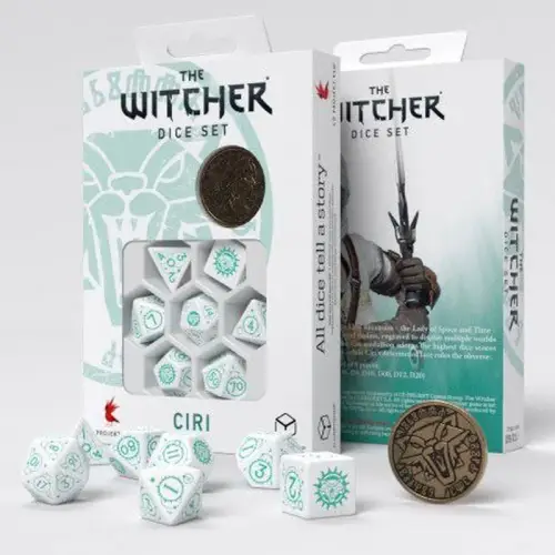 Komplet Kości Q Workshop - The Witcher Dice Set Ciri The Law of Surprise