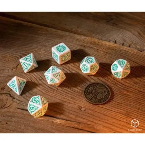 Komplet Kości Q Workshop - The Witcher Dice Set Ciri The Law of Surprise