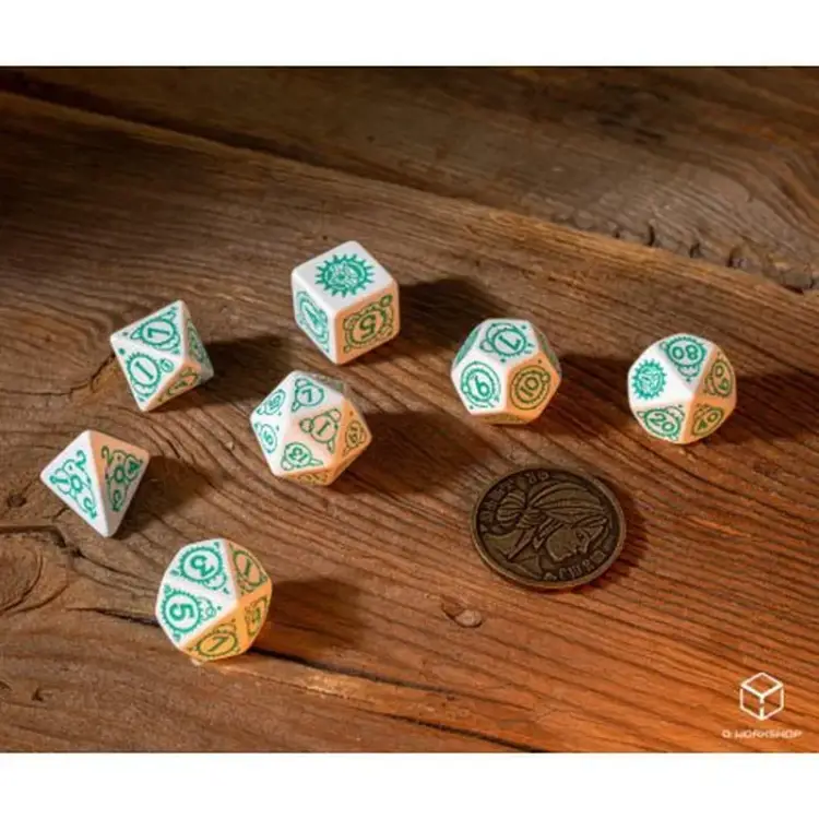 Komplet Kości Q Workshop - The Witcher Dice Set Ciri The Law of Surprise