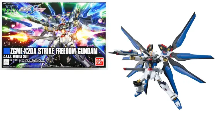 GUNDAM - HG 1/144 ZGMF-X20A Strike Freedom Gundam - Zestaw modelarski