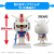 GUNDAM - Zestaw 1/1 Gunpla-Kun DX (z wersją Runner) - Zestaw modelarski