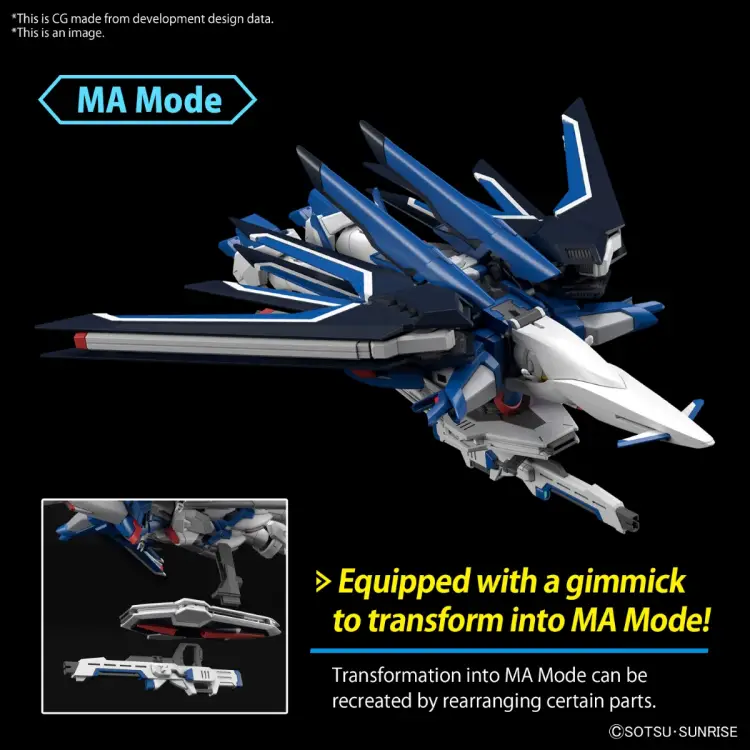 GUNDAM - HG 1/144 Rising Freedom Gundam - Zestaw modelarski