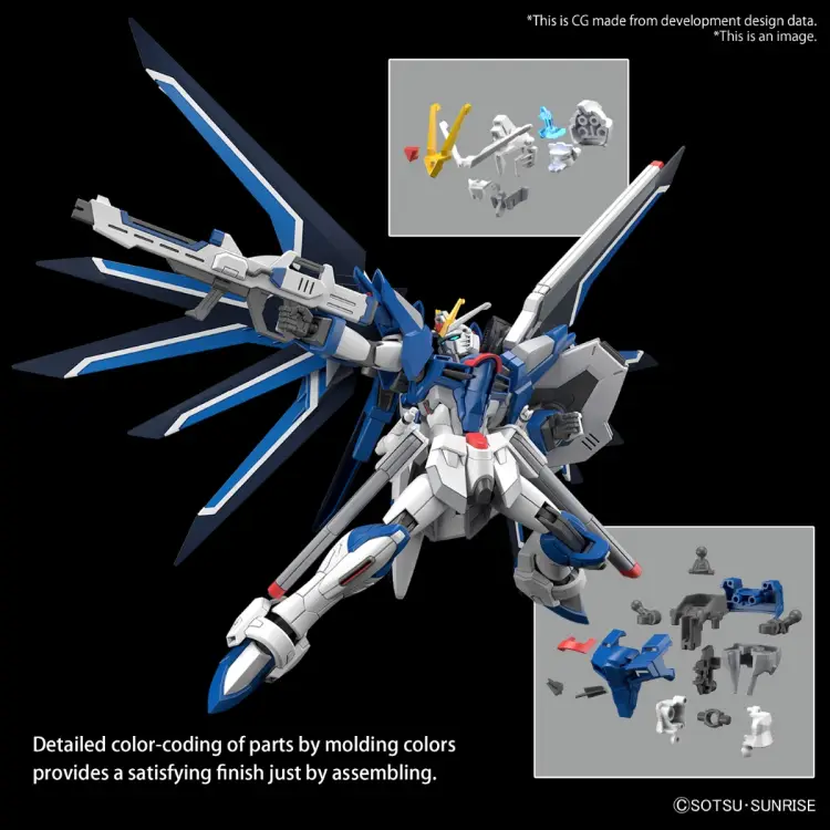 GUNDAM - HG 1/144 Rising Freedom Gundam - Zestaw modelarski