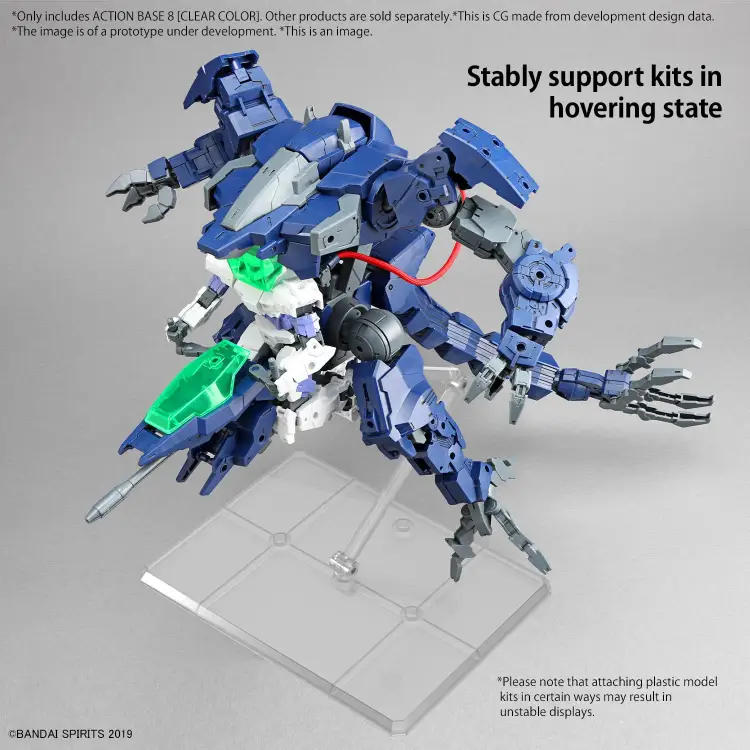 GUNDAM - Action Base 8 (kolor przezroczysty) - Zestaw modelarski