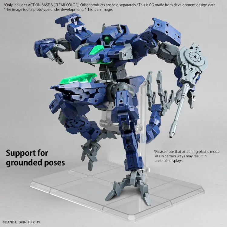 GUNDAM - Action Base 8 (kolor przezroczysty) - Zestaw modelarski