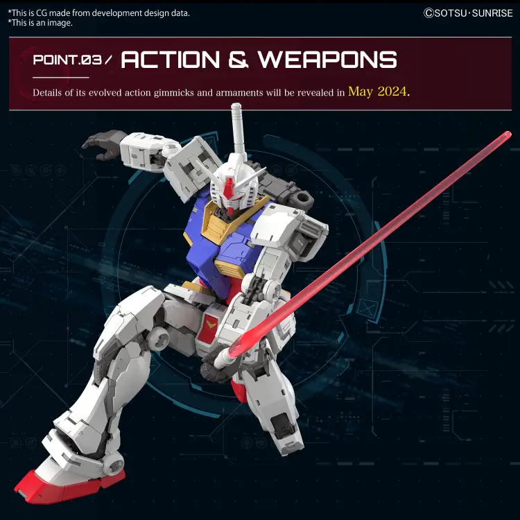 GUNDAM - RG 1/144 RX-78-2 Gundam Ver. 2.0 - Zestaw modelarski