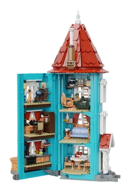 Pantasy - MOOMIN - Moomin House - Building block 1757 pcs