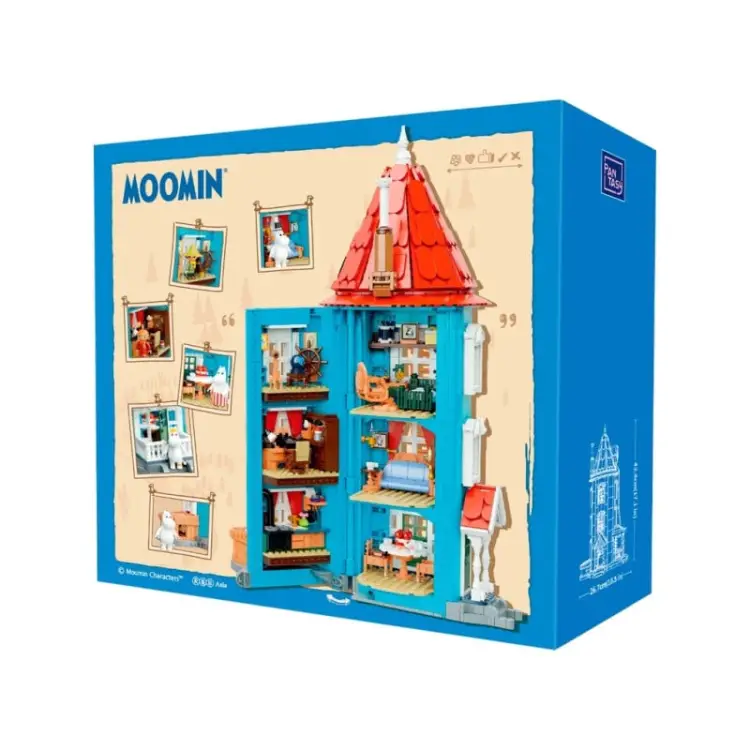 Pantasy - MOOMIN - Moomin House - Building block 1757 pcs