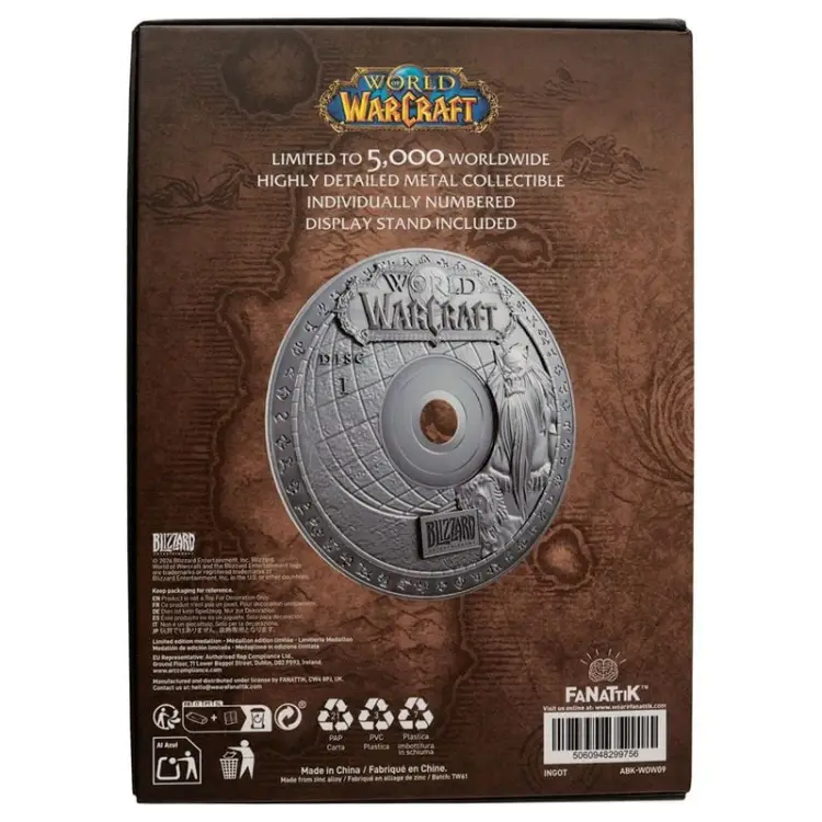 Fanattik - WORLD OF WARCRAFT - CD-Rom - Limited Editon Replica