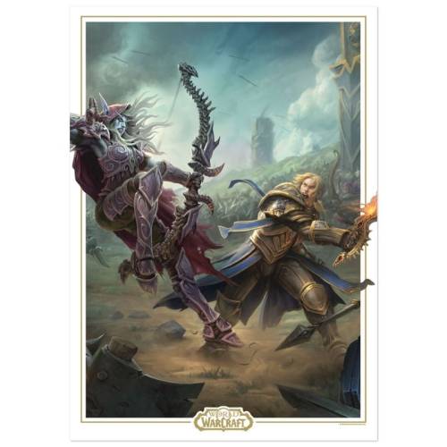 Fanattik - WORLD OF WARCRAFT - Sylvanas vs Anduin - Art Print - Limited Edition