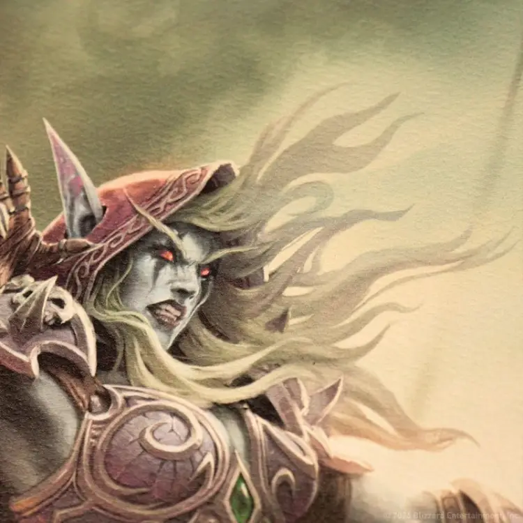 Fanattik - WORLD OF WARCRAFT - Sylvanas vs Anduin - Art Print - Limited Edition
