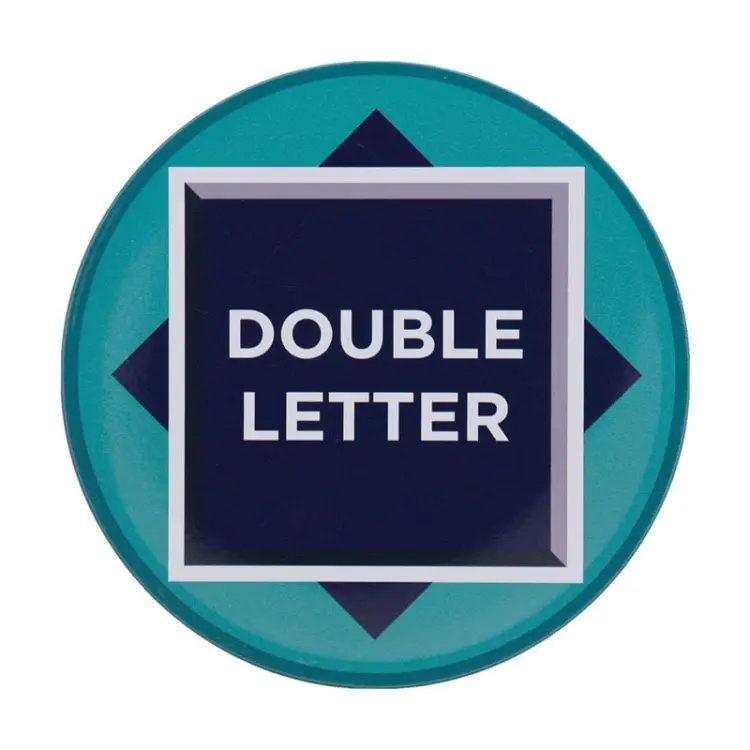 Fanattik - SCRABBLE - 4 Embossed Metal Coasters