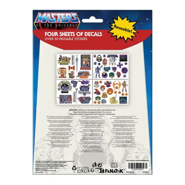 Fanattik - MASTERS OF THE UNIVERSE - Set of tech decals