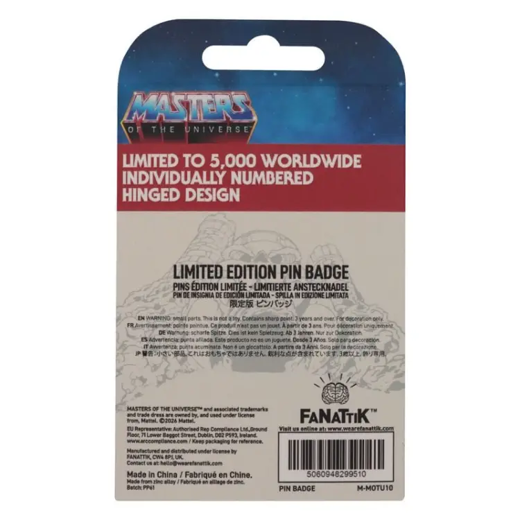 Fanattik - MASTERS OF THE UNIVERSE - Castle Grayskull -Hinged Pin's Limited Edit.