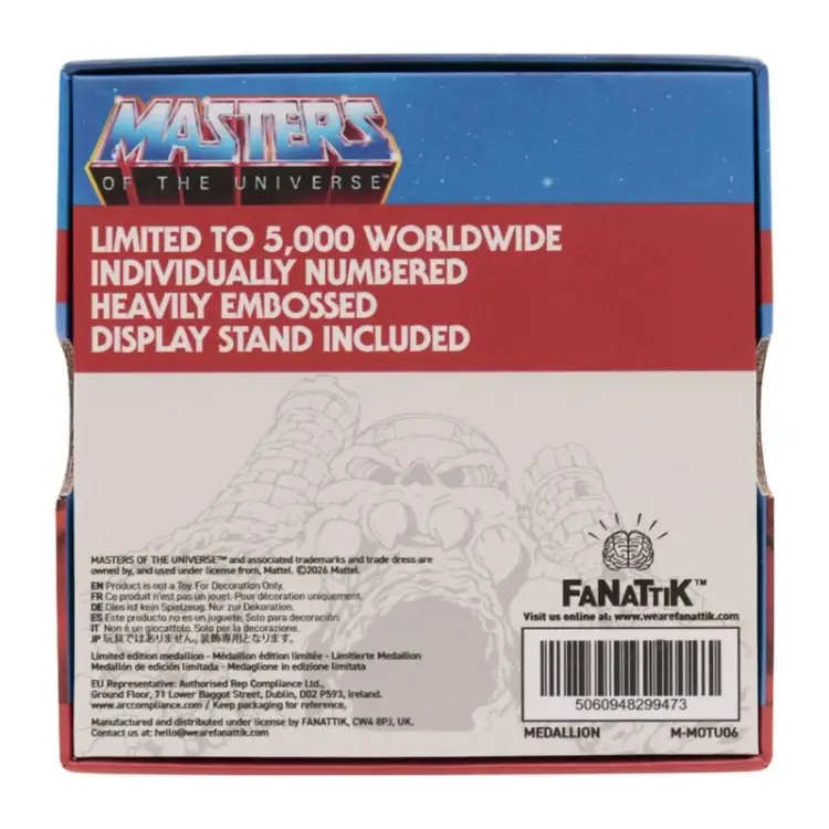 Fanattik - MASTERS OF THE UNIVERSE - He-Man Skeletor - Limited Edition Medaillon