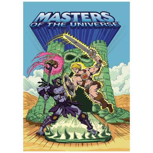 Fanattik - MASTERS OF THE UNIVERSE - He-Man Skeletor -Art Print - Limited Edition
