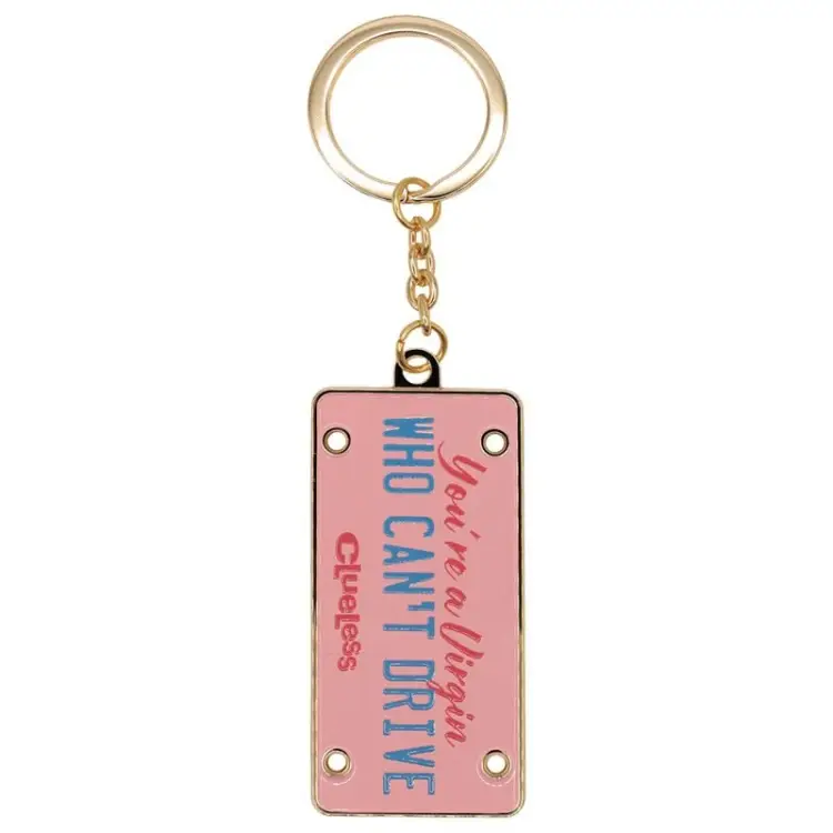 Fanattik - CLUELESS - License Plate - Limited Edition Keyring