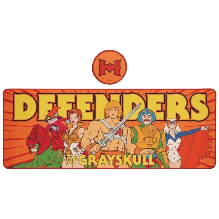 Fanattik - MASTERS OF THE UNIVERSE - Heroes - XL Desktop Mat + 1 Coaster
