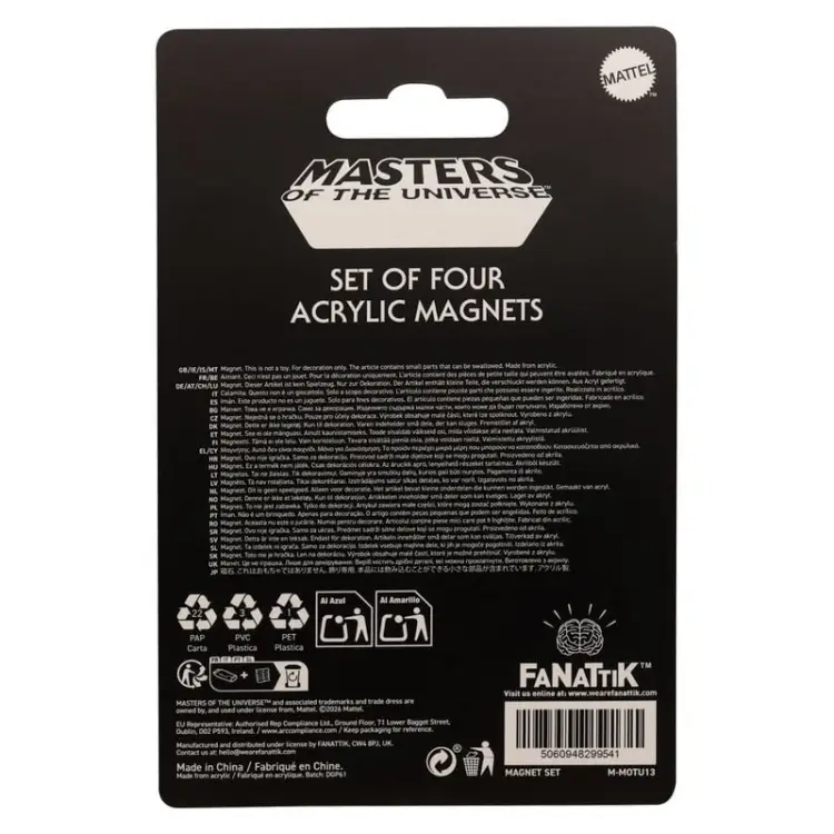 Fanattik - MASTERS OF THE UNIVERSE - Set of 4 magnets