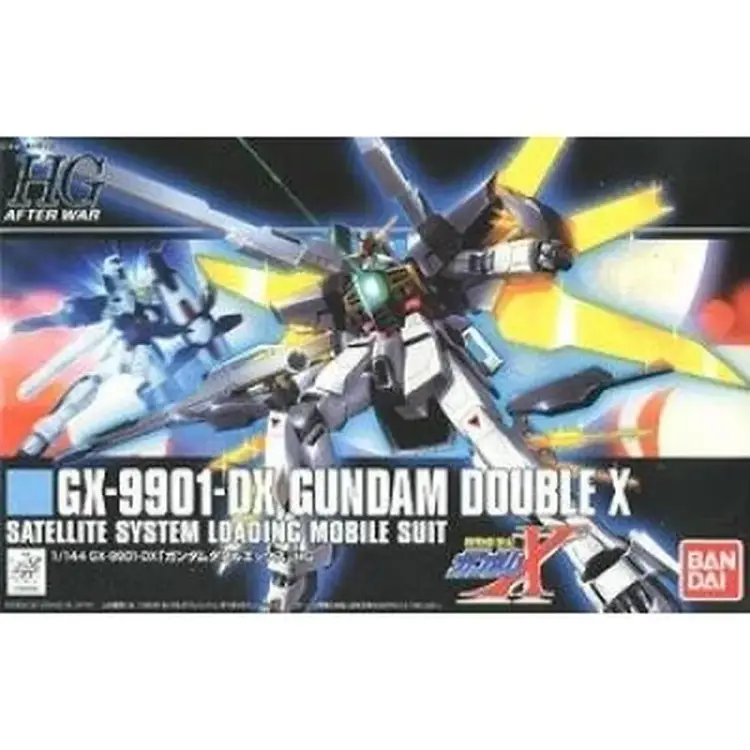 Model Figurki Gundam - High Grade Gunpla: GX-9901-DX Gundam Double X 1/144