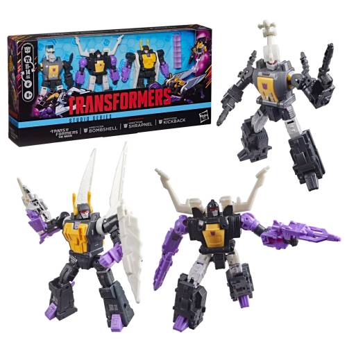 Hasbro - TRANSFORMERS - Bombshell, Shrapnell & Kickback - Figure MTME 14cm