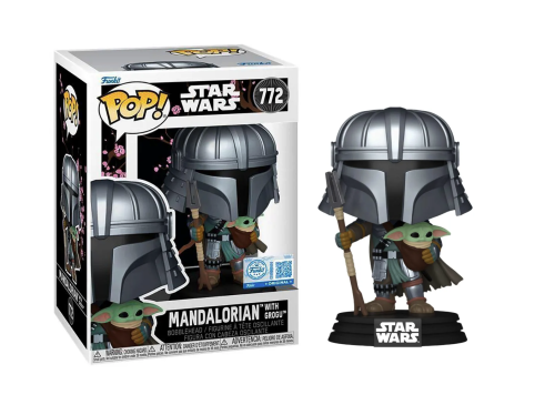 Funko - STAR WARS - POP N° 772 - Mandalorian & Grogu