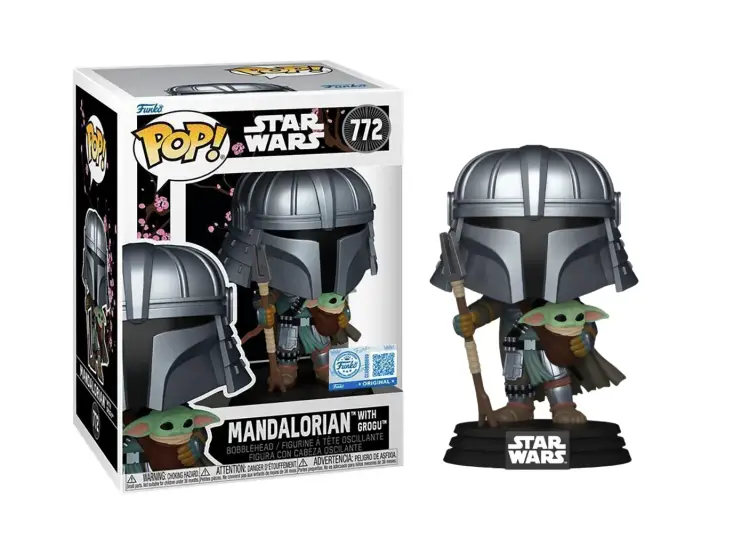 Funko - STAR WARS - POP N° 772 - Mandalorian & Grogu