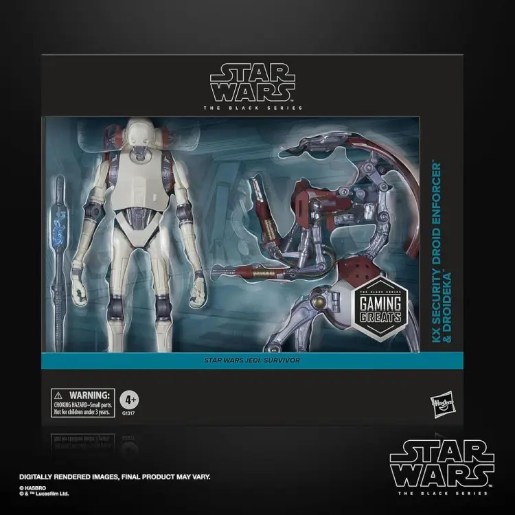 Hasbro - STAR WARS Jedi Survivor - KX Security Droid & Droideka 2Pk Figure 15cm