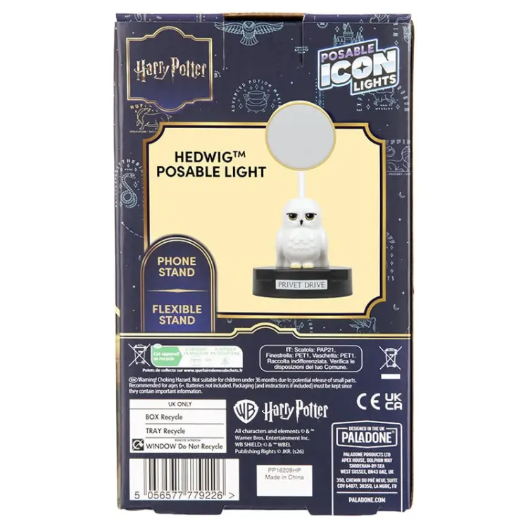 Paladone - HARRY POTTER - Hedwig - Icon Light 11cm