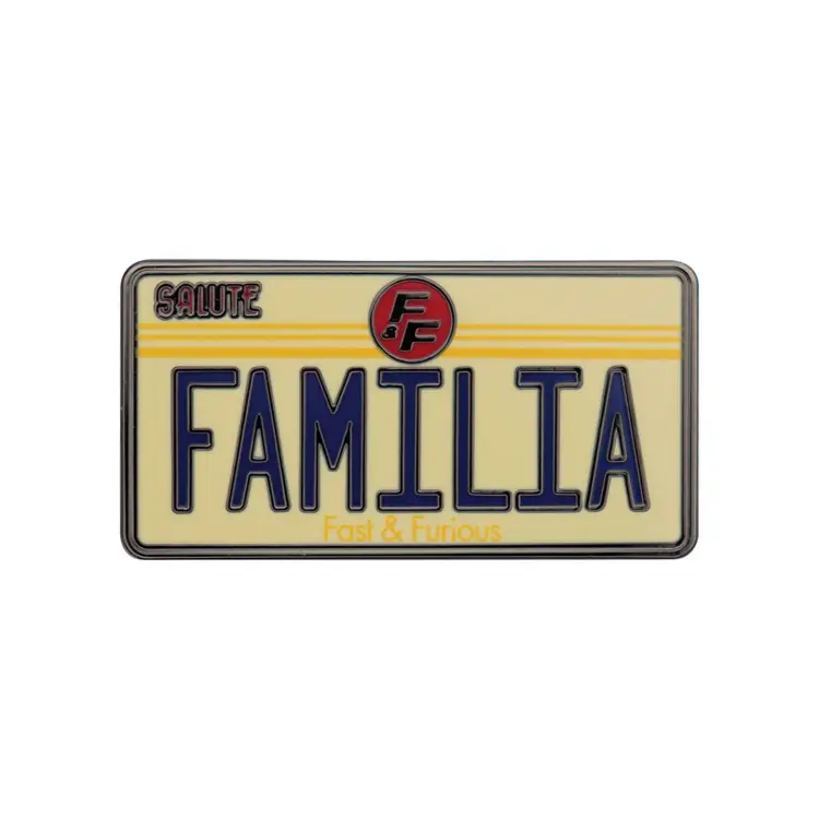 Fanattik - FAST & FURIOUS - Familia License Plate - Limited Edition Pin's
