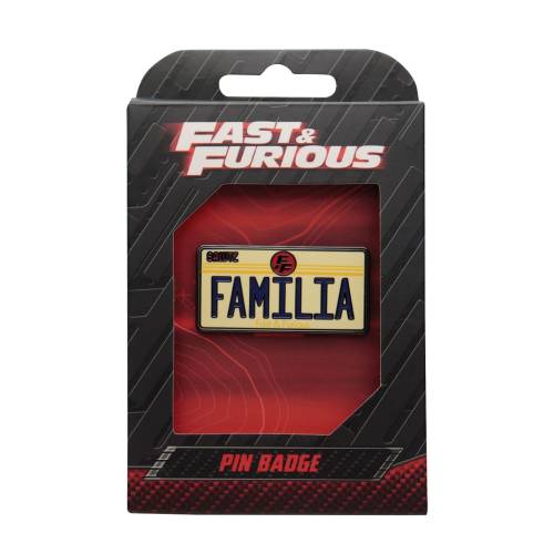 Fanattik - FAST & FURIOUS - Familia License Plate - Limited Edition Pin's