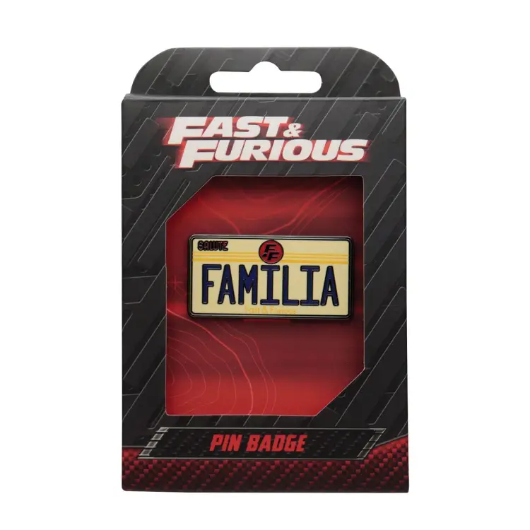 Fanattik - FAST & FURIOUS - Familia License Plate - Limited Edition Pin's