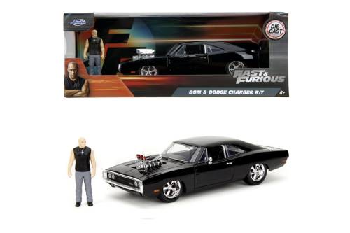 Jada Toys - FAST & FURIOUS - 1970 Dodge Charger + Figure - 1:24