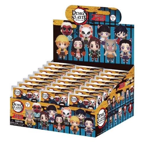 Monogram - DEMON SLAYER - Series 1 - 3D Foam Bag Clip (Display 24 Pcs)