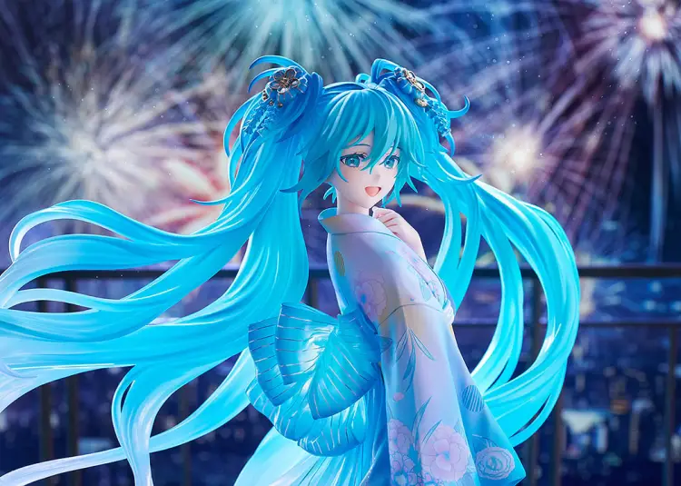Goodsmile - HATSUNE MIKU - Hatsune Miku Music & Fire Works - Statue 1/7 23cm