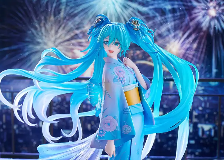 Goodsmile - HATSUNE MIKU - Hatsune Miku Music & Fire Works - Statue 1/7 23cm