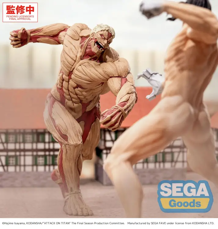 Sega Goods - ATTACK ON TITAN - Reiner "Armored Titan" - Figure GigantiX 25cm