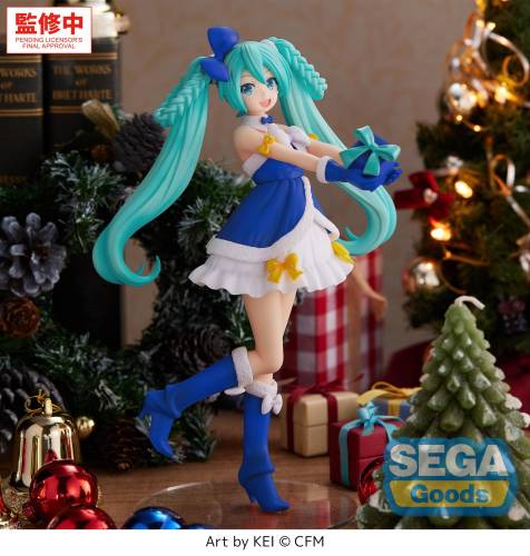 Sega Goods - HATSUNE MIKU - Saphire Christmas - Figure High Premium 21cm