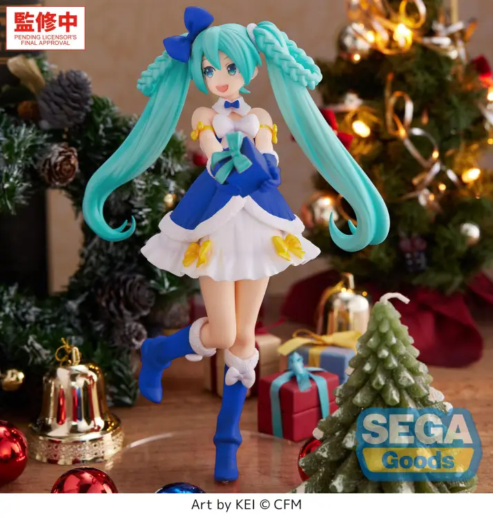 Sega Goods - HATSUNE MIKU - Saphire Christmas - Figure High Premium 21cm