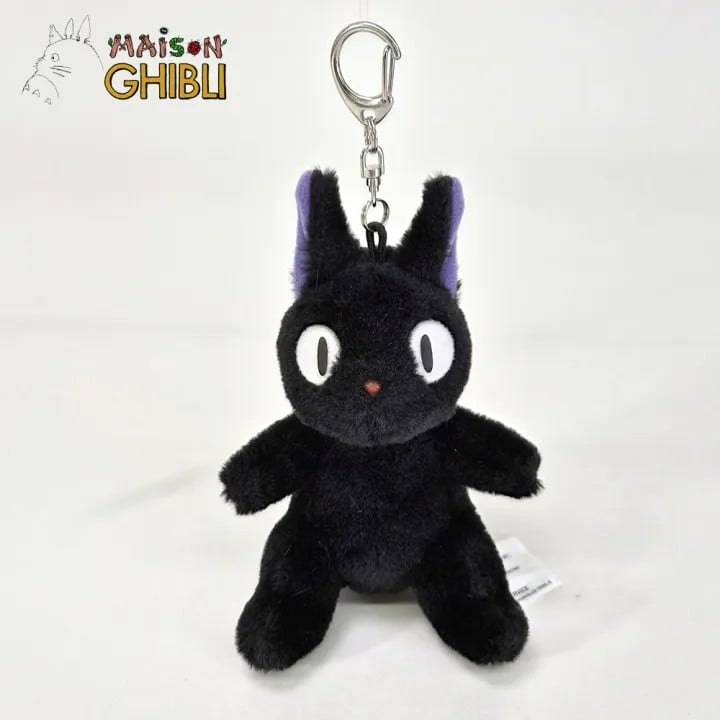 Semic - KIKI'S DELIVERY SERVICE - Jiji - Plush Keychain Nakayoshi