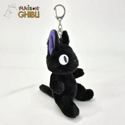 Semic - KIKI'S DELIVERY SERVICE - Jiji - Plush Keychain Nakayoshi