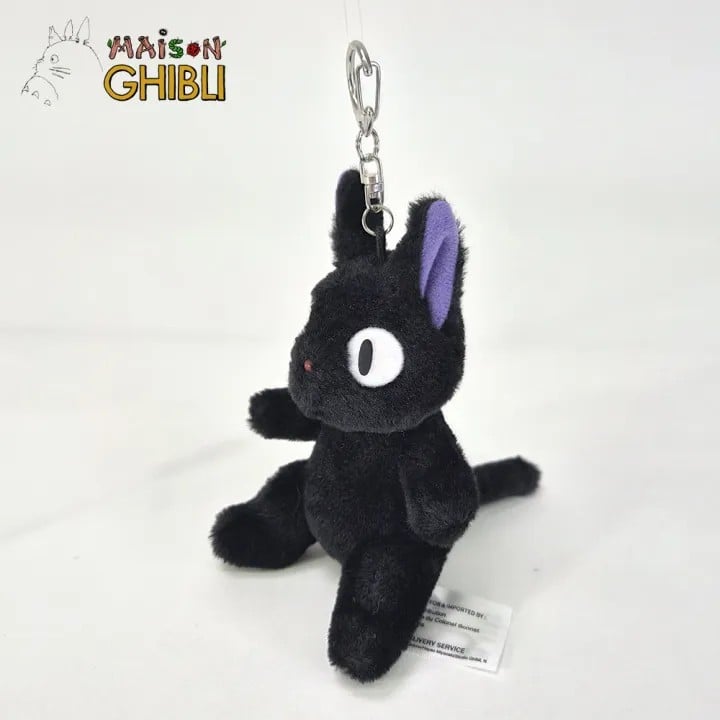 Semic - KIKI'S DELIVERY SERVICE - Jiji - Plush Keychain Nakayoshi