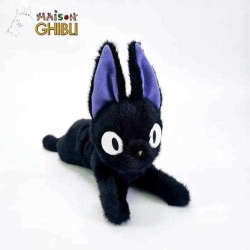 Semic - KIKI'S DELIVERY SERVICE - Jiji lies down - Funwari Plush 24cm