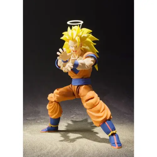 Figurka Dragon Ball Z S.H. SSJ 3 Son Goku 16 cm  Bandai Tamashii