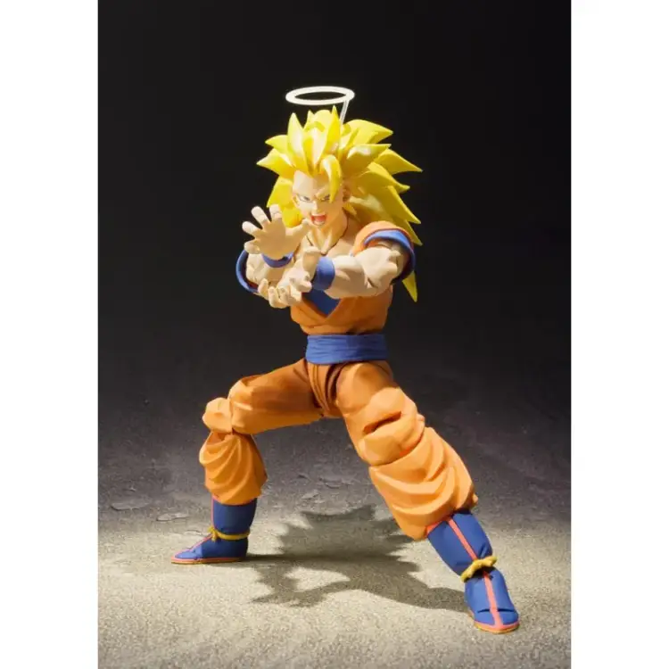 Figurka Dragon Ball Z S.H. SSJ 3 Son Goku 16 cm  Bandai Tamashii