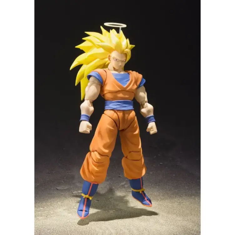 Figurka Dragon Ball Z S.H. SSJ 3 Son Goku 16 cm  Bandai Tamashii