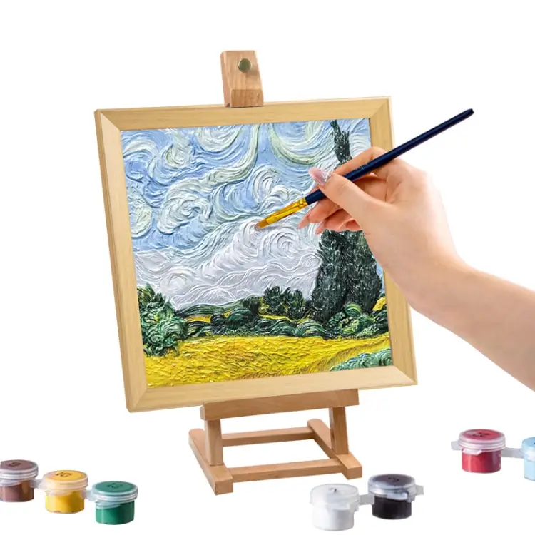 Madness - Resin DIY 3D Painting - Wheat Field -  34x34cm